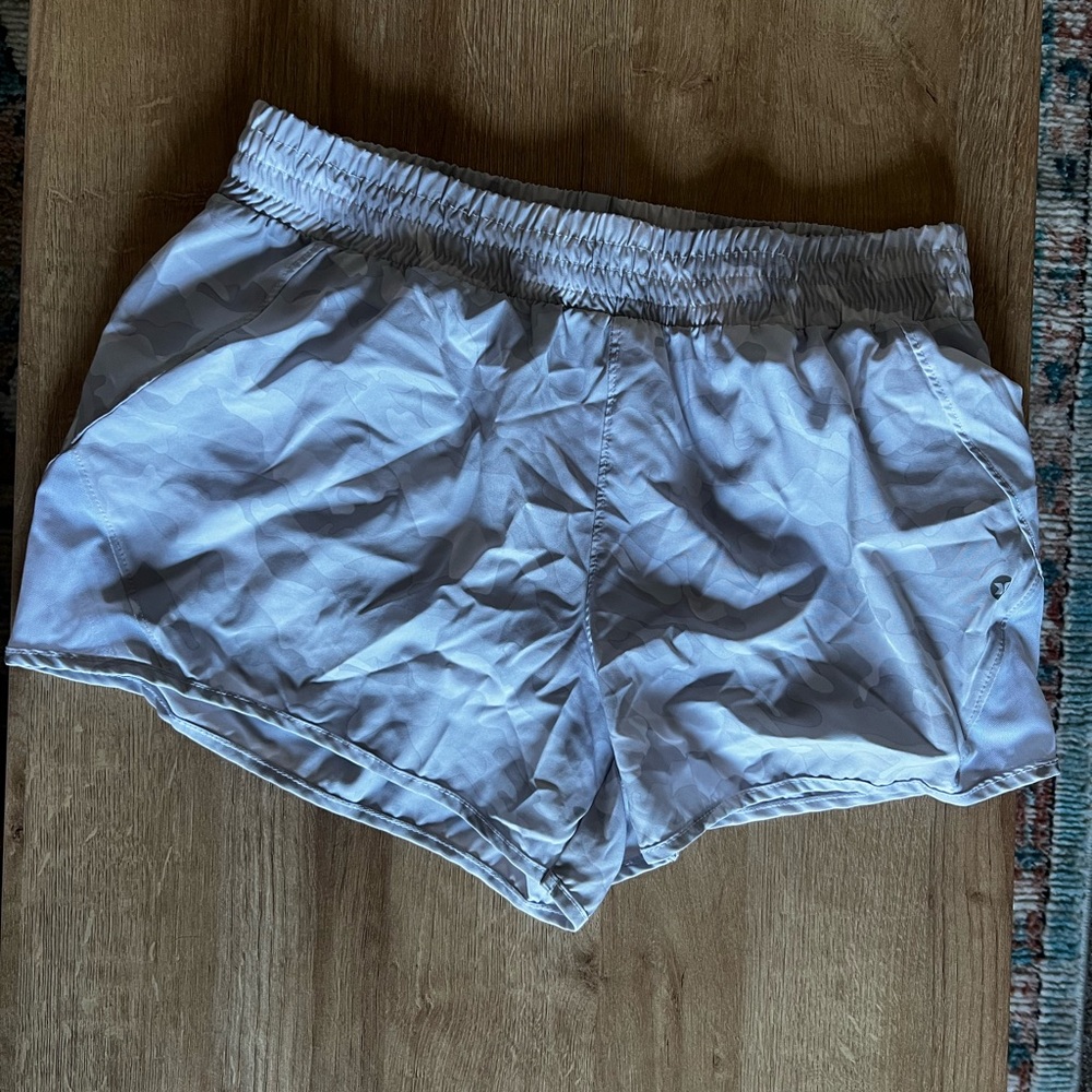 camo gym shorts